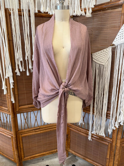 Dusty Rose Wrap I 12379W - ivyandlavyboutique Love Stitch