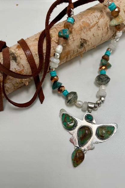 Eagle in Flight Necklace - ivyandlavyboutique A Rare Bird Shop