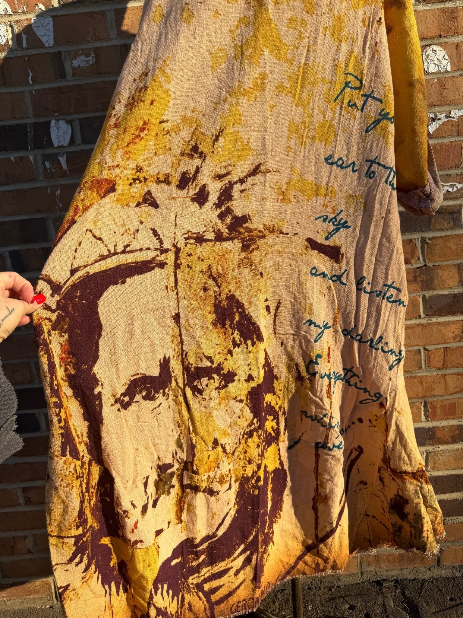 Ear to the Sky Abstract Jacket - ivyandlavyboutique LeParisPetit by I Love Linen