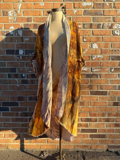 Ear to the Sky Abstract Jacket - ivyandlavyboutique LeParisPetit by I Love Linen