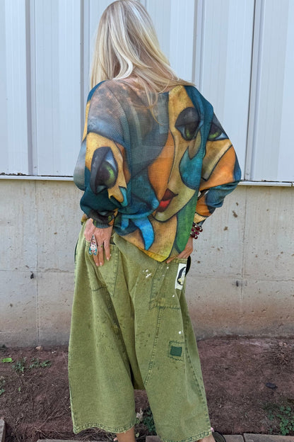 Earthsong Harem Pant In Olive - ivyandlavyboutique Jaded Gypsy