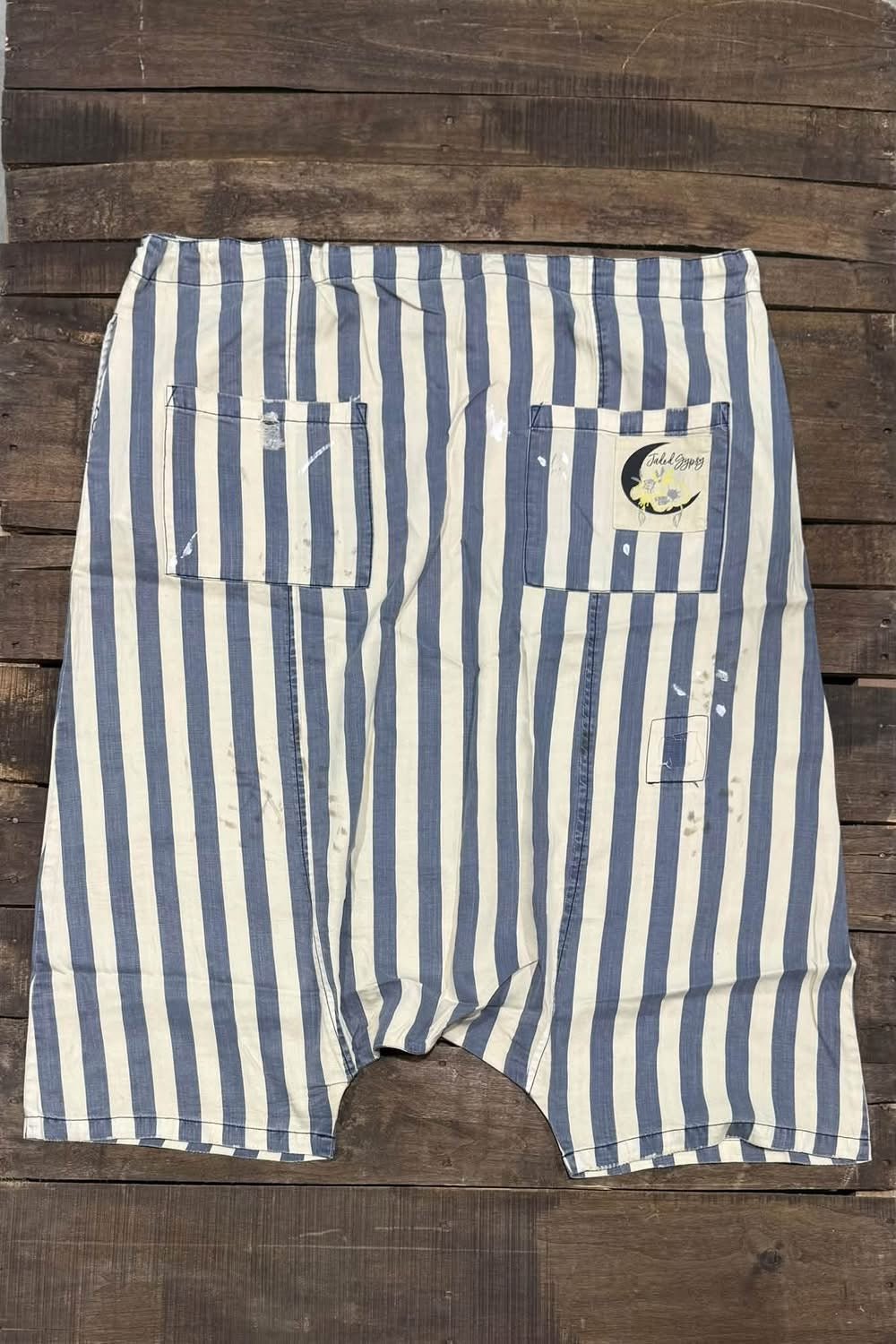 Earthsong Harem Pants - Chambray Stripes - ivyandlavyboutique Jaded Gypsy