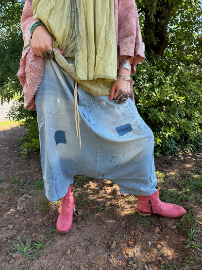 Earthsong Heirloom Pant - Chambray - ivyandlavyboutique Jaded Gypsy