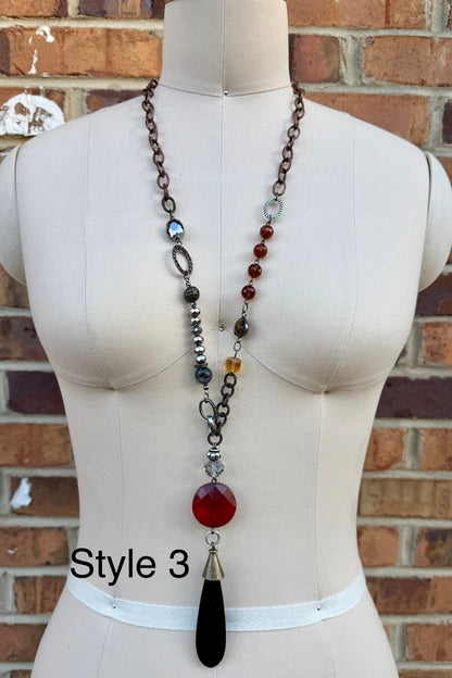 Easy Breezy Drop Necklace - ivyandlavyboutique ivyandlavyboutique