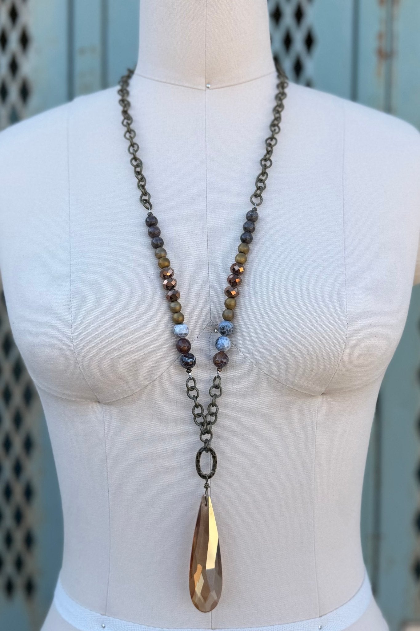 Easy Breezy Drop Necklace - ivyandlavyboutique ivyandlavyboutique