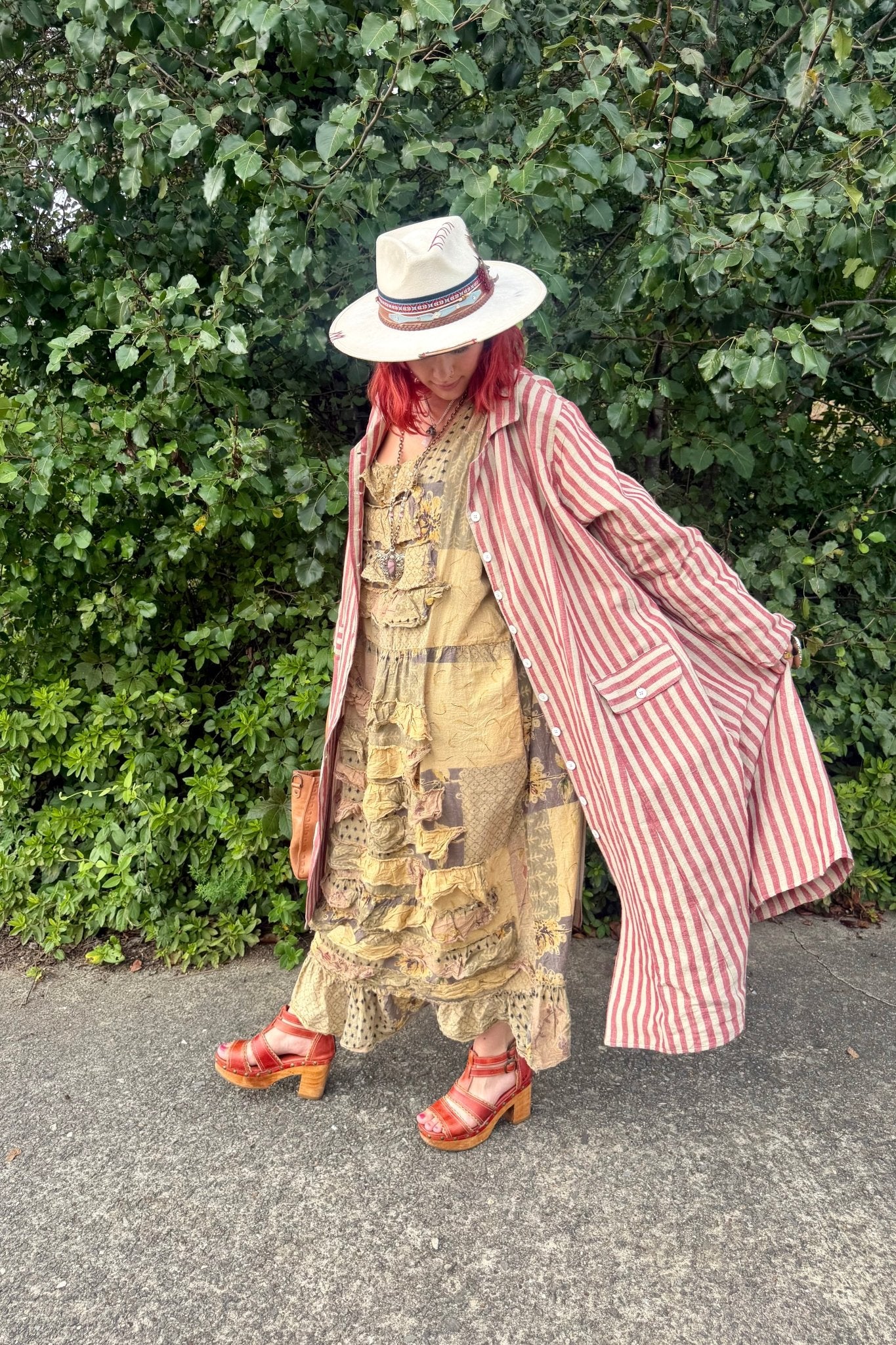 Easy Breezy Long Sleeve Crafted Long Striped Cotton Coat - ivyandlavyboutique Pol Clothing