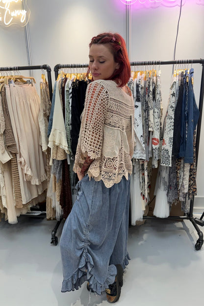 Easy Breezy Top - Ols - 4819 - ivyandlavyboutique Origami Apparel ~ Lace and Crochet inspired