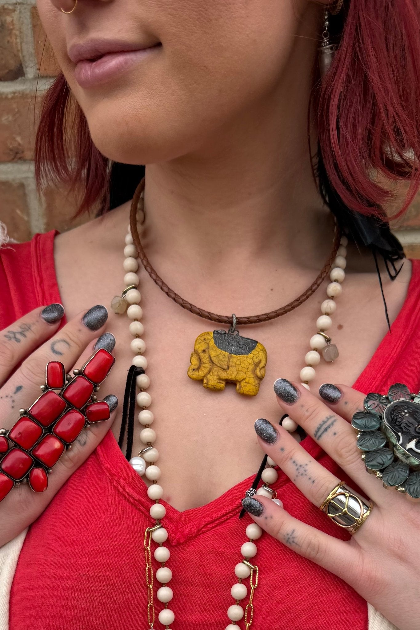 Elephant Chocker - ivyandlavyboutique ivyandlavyboutique