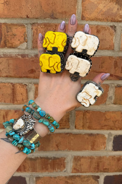 Elephant Medley Ring - ivyandlavyboutique ivyandlavyboutique