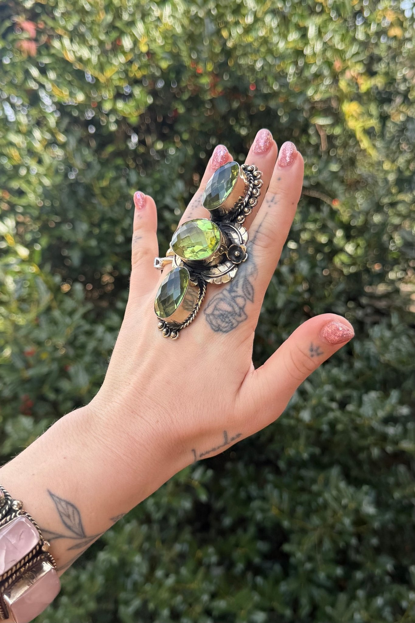 Emerald Brick Road Ring 1 - ivyandlavyboutique ivyandlavyboutique