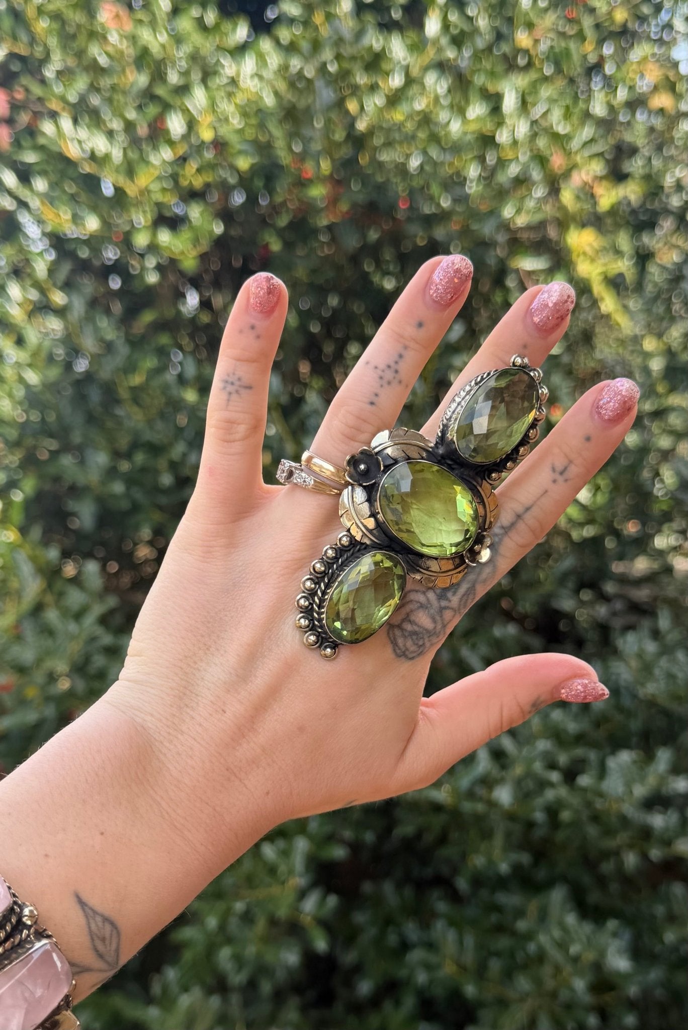 Emerald Brick Road Ring 1 - ivyandlavyboutique ivyandlavyboutique