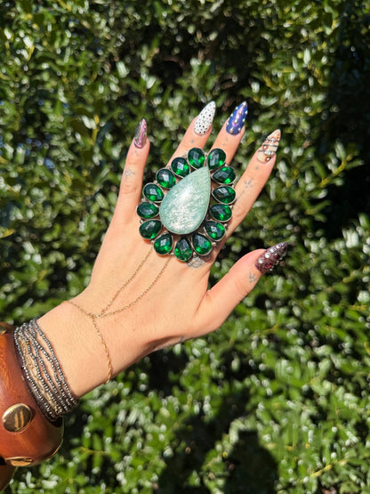 Emerald Days Ring - Boho Wanderlust Boutique ivyandlavyboutique