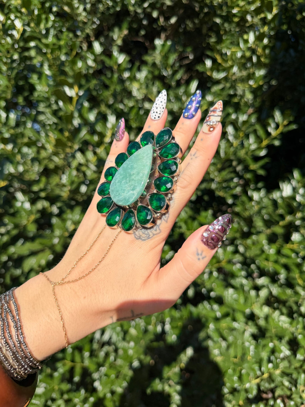 Emerald Days Ring - Boho Wanderlust Boutique ivyandlavyboutique