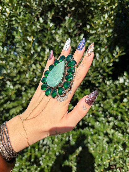 Emerald Days Ring - Boho Wanderlust Boutique ivyandlavyboutique