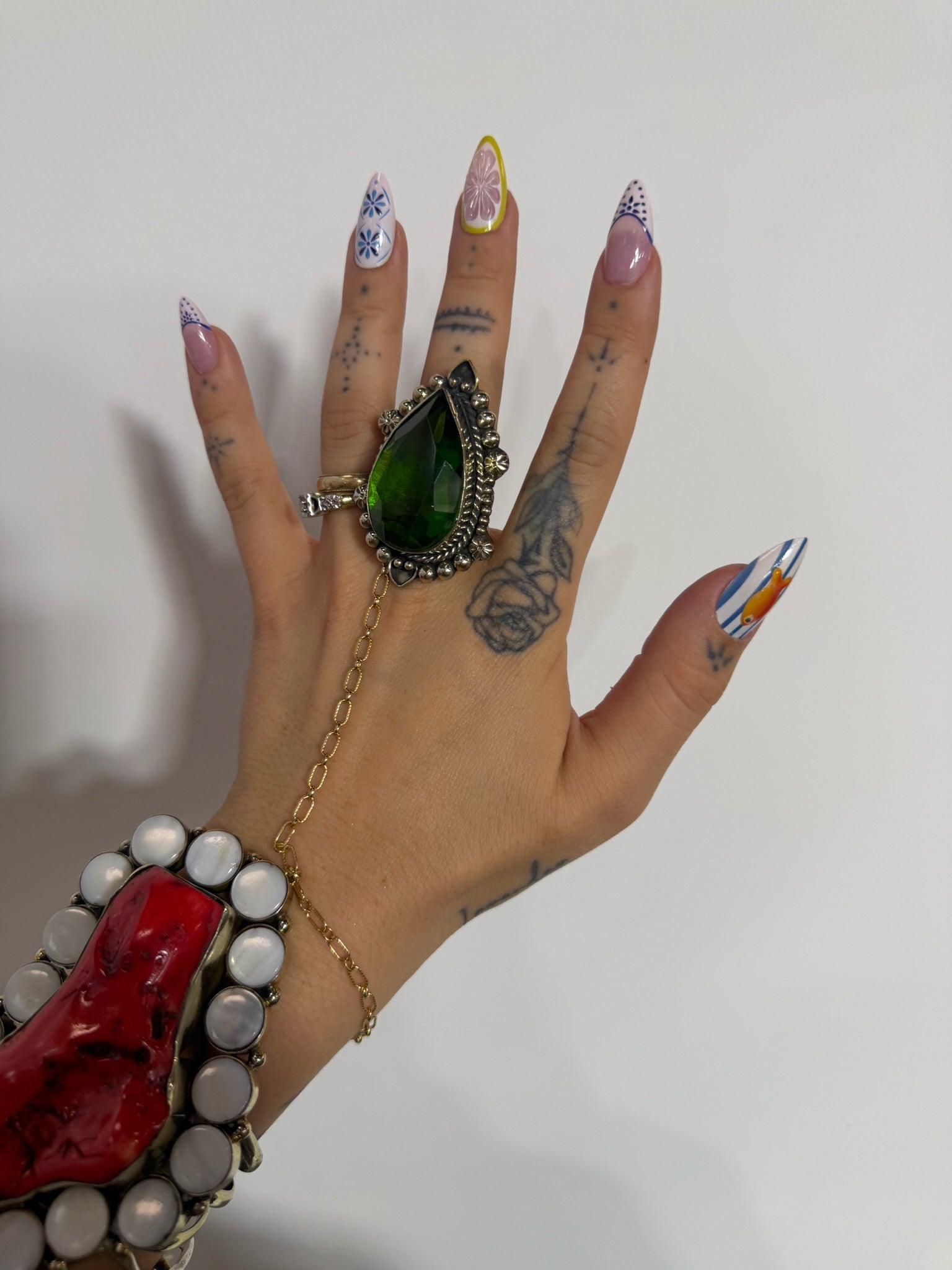 Emerald Tear Drop - ivyandlavyboutique ivyandlavyboutique