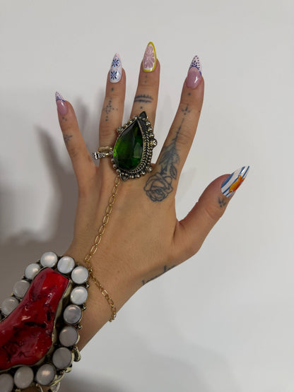 Emerald Tear Drop - ivyandlavyboutique ivyandlavyboutique