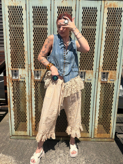 Enchanted Vest- Chambray - ivyandlavyboutique Jaded Gypsy