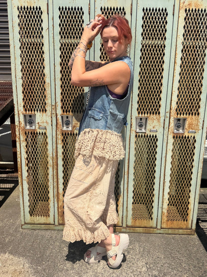 Enchanted Vest- Chambray - ivyandlavyboutique Jaded Gypsy