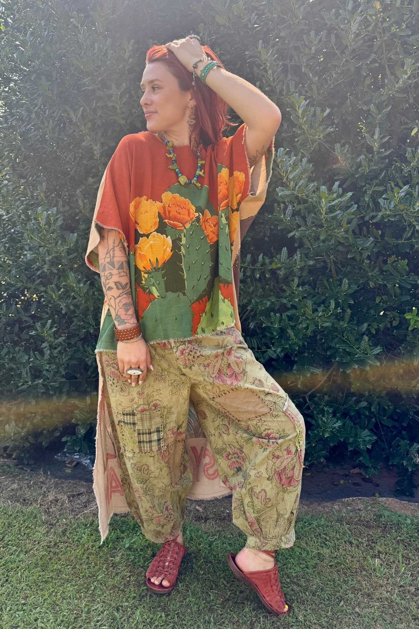 Enchanted Walks Pants in Olive - ivyandlavyboutique Jaded Gypsy