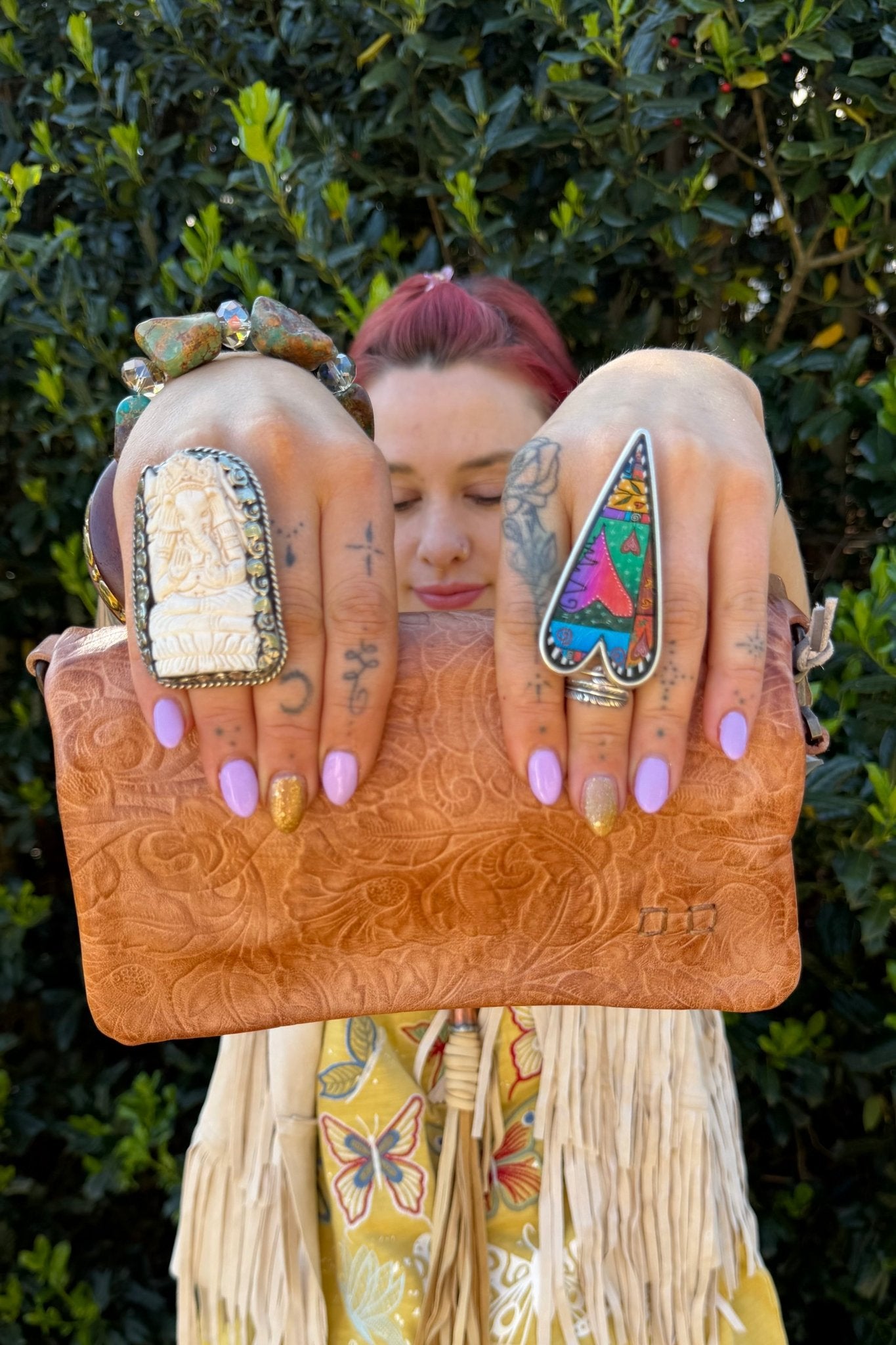 Engraved Cadence Wallet - ivyandlavyboutique Bed/Stu