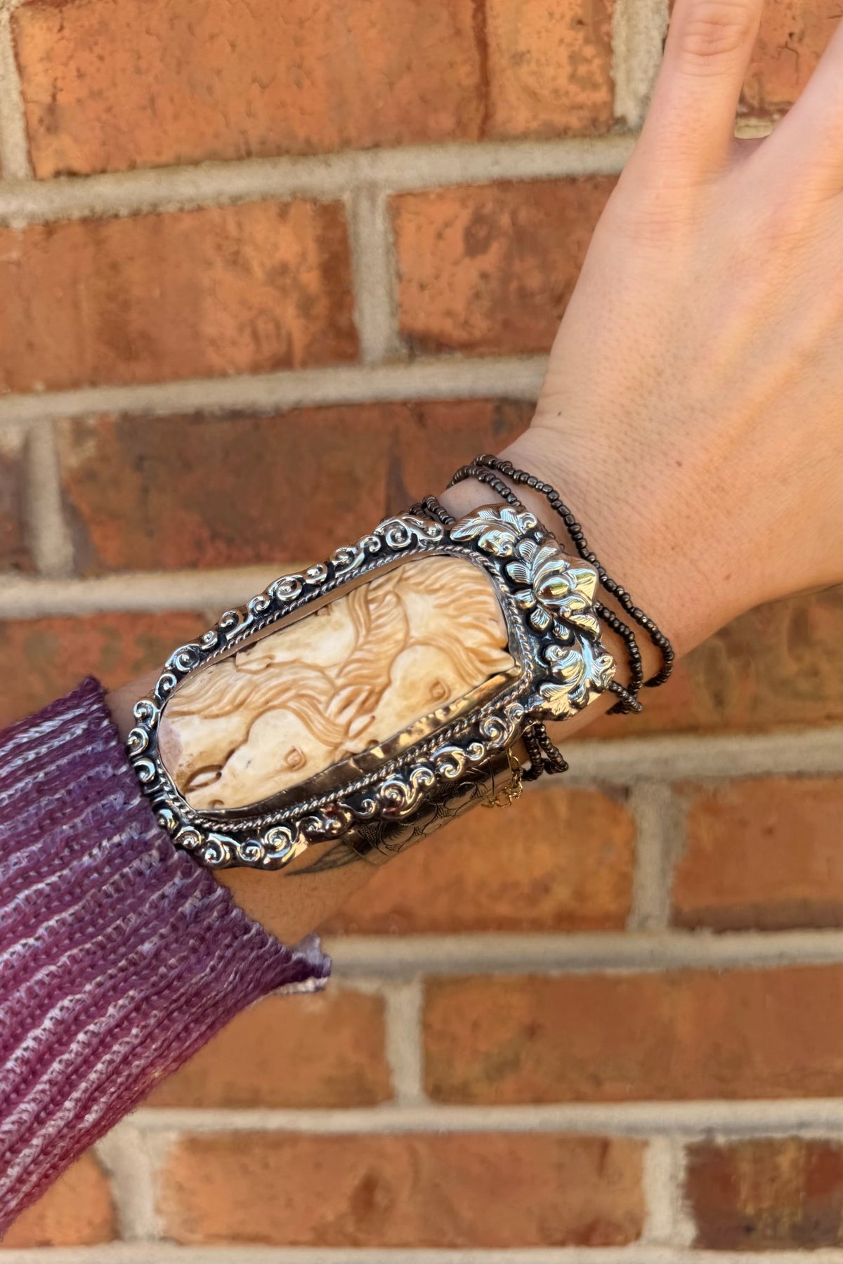 Epic 3 Horses Cuff - ivyandlavyboutique ivyandlavyboutique