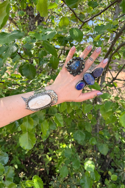 Epic Cuff Bracelet Lady and Horse - ivyandlavyboutique ivyandlavyboutique
