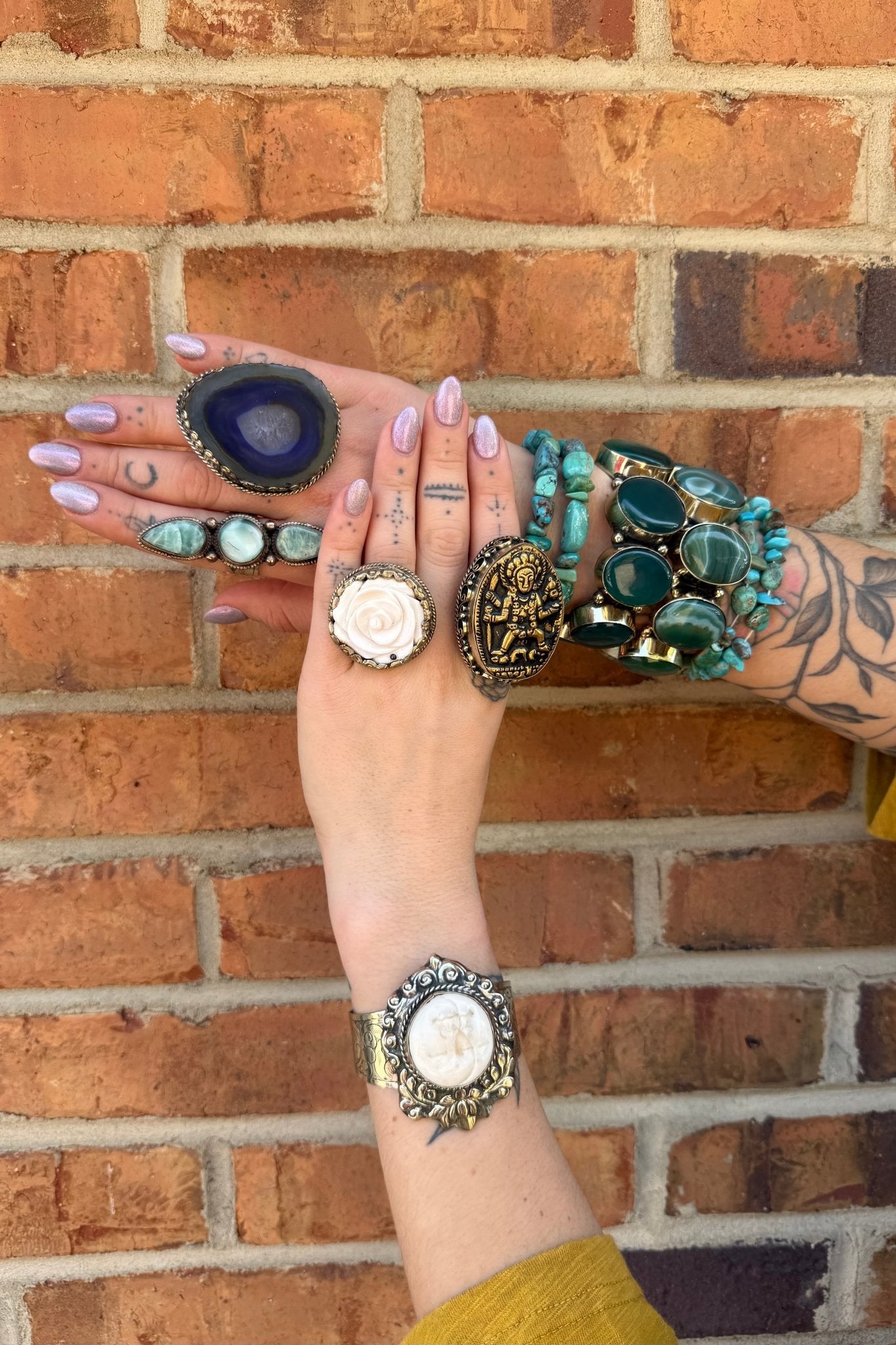 Epic Cuff Bracelet Moon and Sun - ivyandlavyboutique ivyandlavyboutique