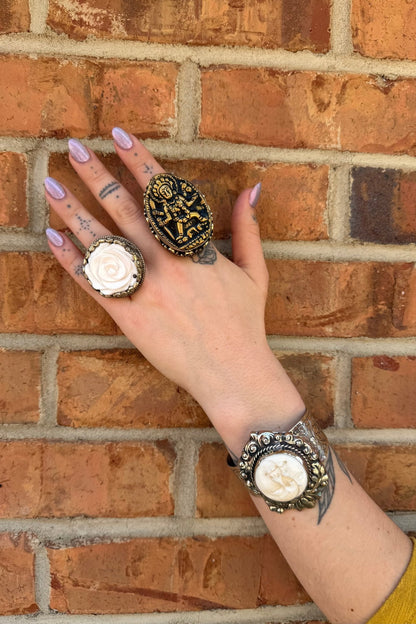Epic Cuff Bracelet Moon and Sun - ivyandlavyboutique ivyandlavyboutique