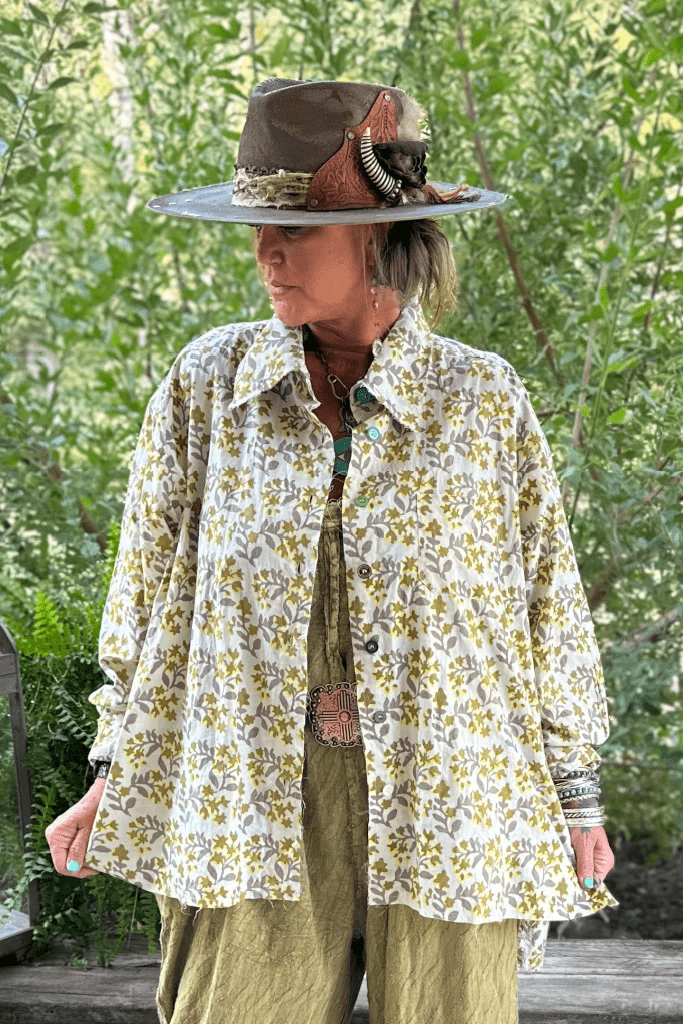 Evening Walk Top - ivyandlavyboutique Jaded Gypsy