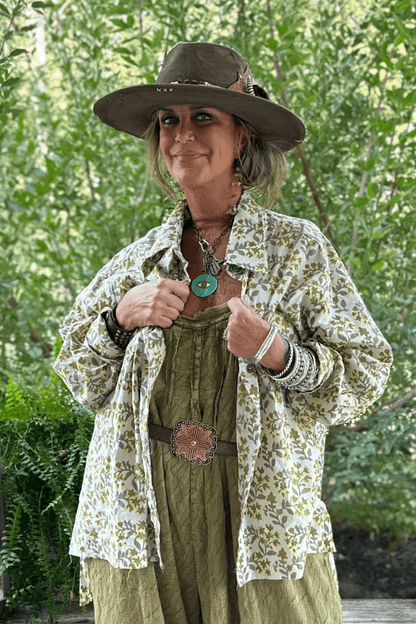 Evening Walk Top - ivyandlavyboutique Jaded Gypsy