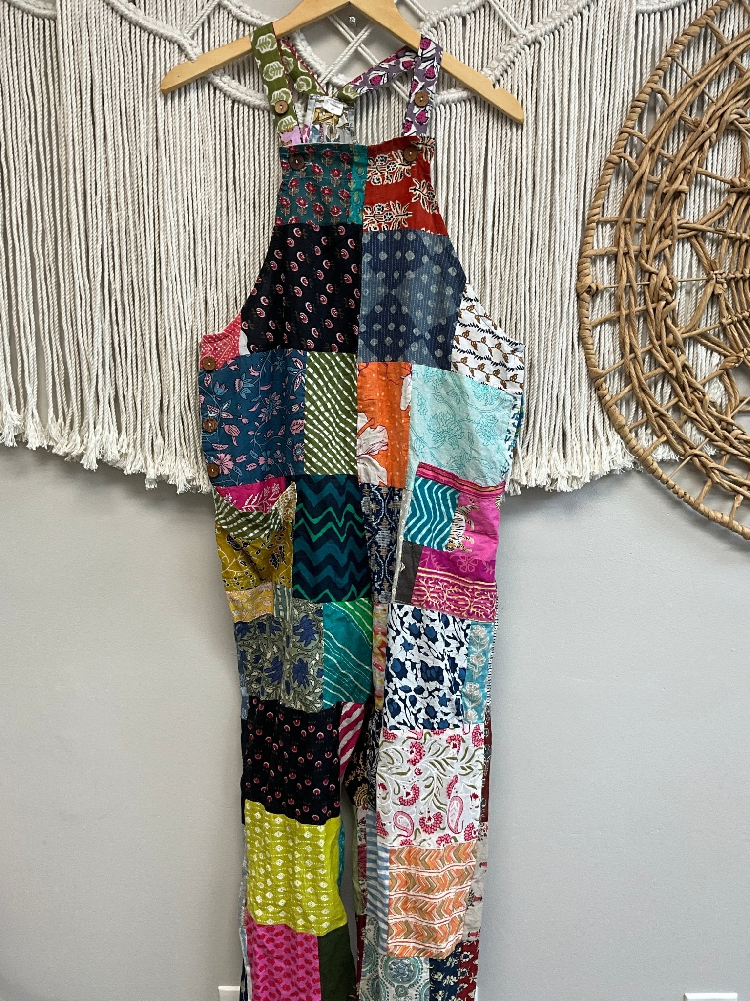 Evergreen patched jumpsuit 1 SALE - ivyandlavyboutique ivyandlavyboutique