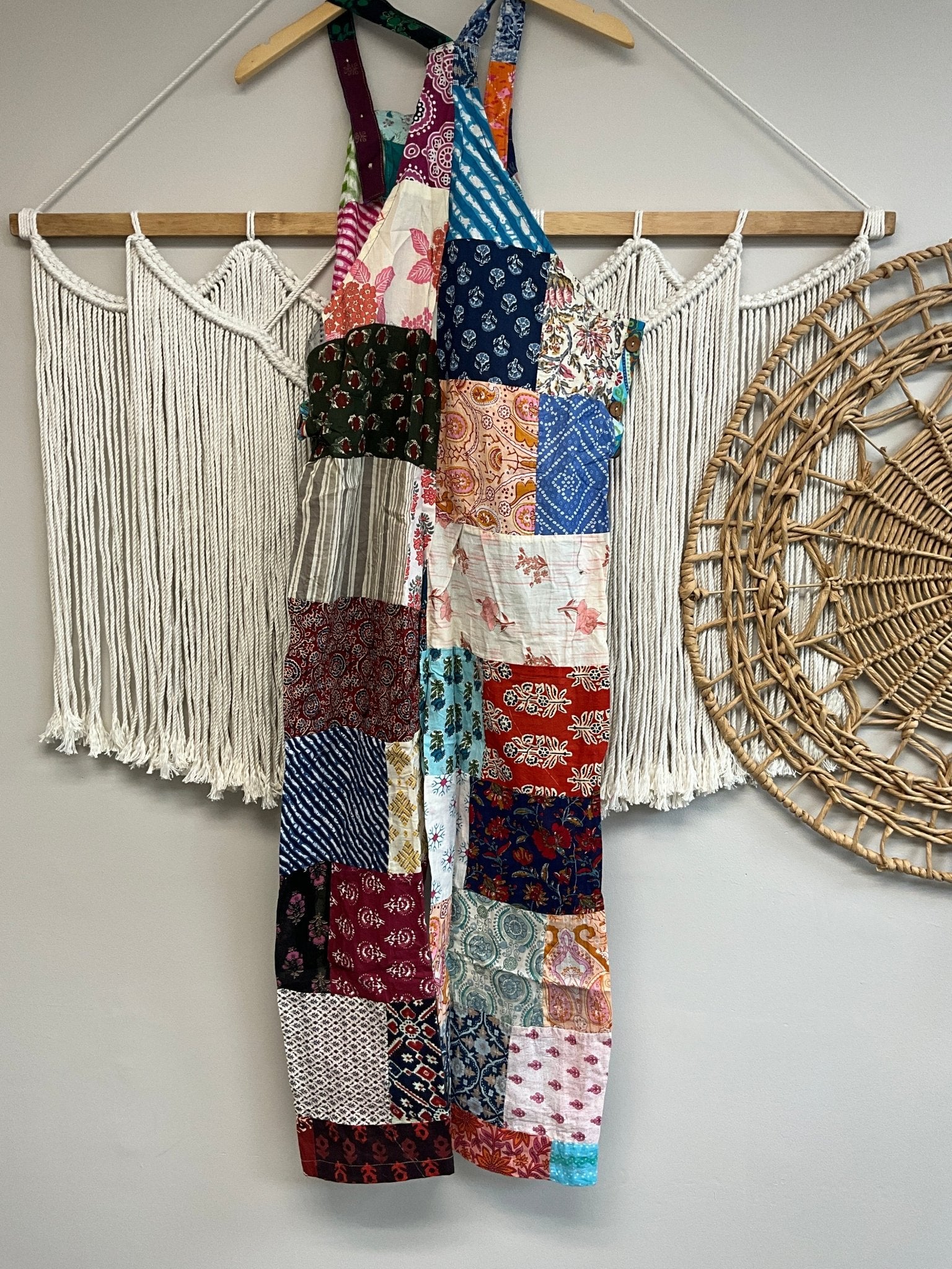 Evergreen Patched Jumpsuit 4 SALE AS IS - ivyandlavyboutique ivyandlavyboutique