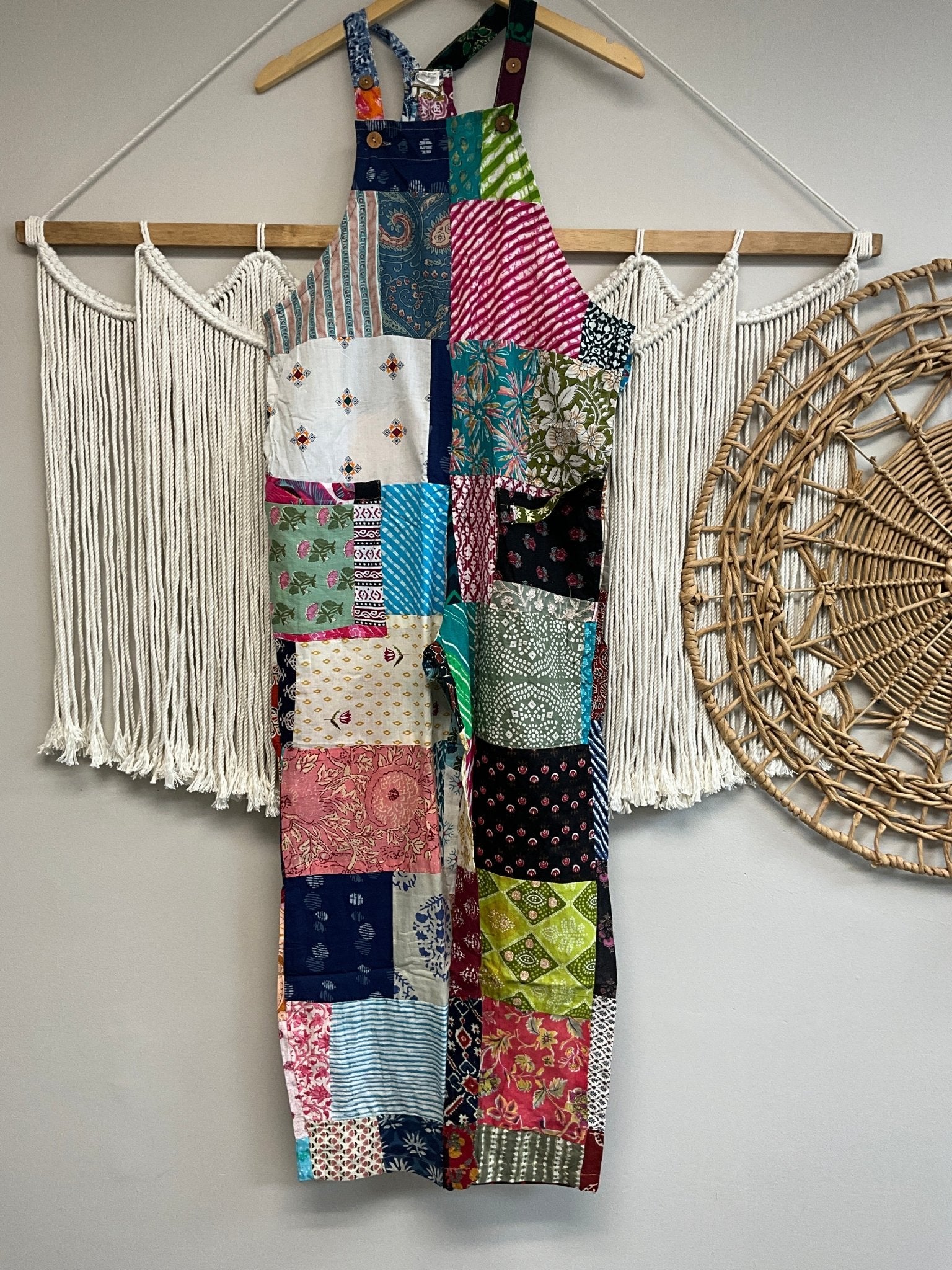 Evergreen Patched Jumpsuit 4 SALE AS IS - ivyandlavyboutique ivyandlavyboutique