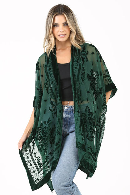 Everyday Cool Girl Velvet Kimono - ivyandlavyboutique ANGIE