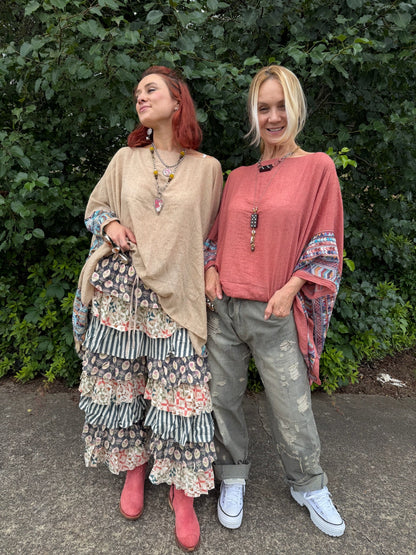 Everyday Geometric Embroidered Tunic - ivyandlavyboutique Leto Accessories