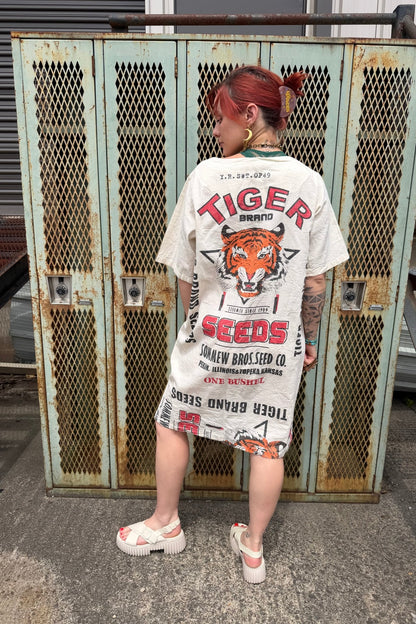 Eye of the Tiger Lightweight Cotton Midi Dress - ivyandlavyboutique Kathmandu Imports