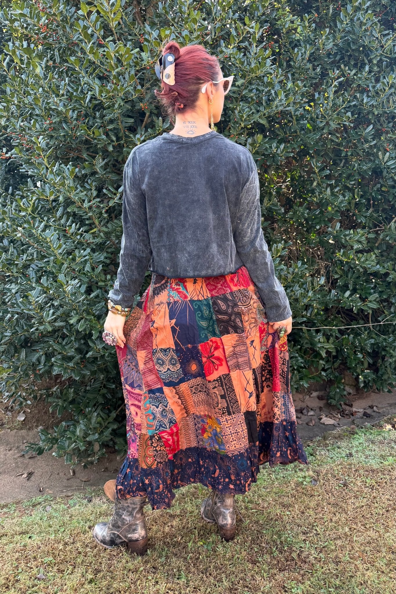 Eye See You Long Sleeve Top - ivyandlavyboutique Kathmandu Imports