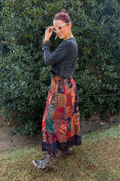 Eye See You Long Sleeve Top - ivyandlavyboutique Kathmandu Imports