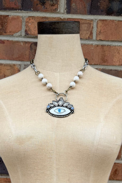 Eye to See Handmade Necklace - ivyandlavyboutique ivyandlavyboutique