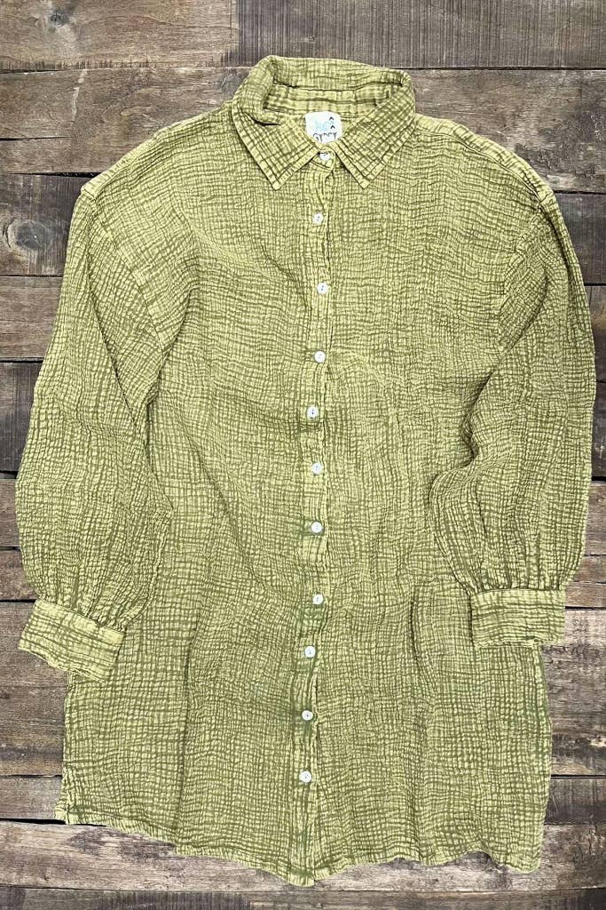 Seasons Sweetness Shirt in Olive