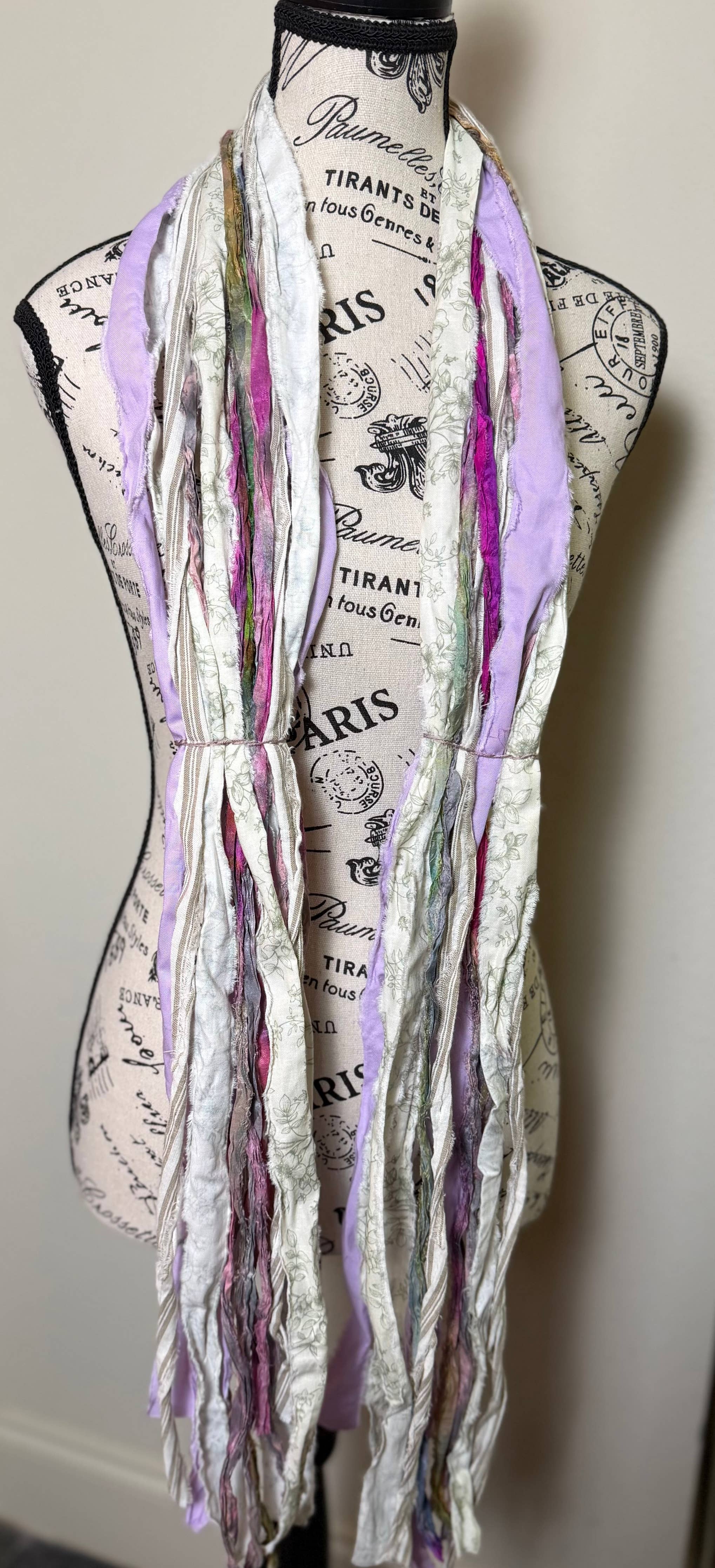 Fringe Scarf - TEA PARTY