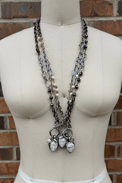 Face Off Necklace - Boho Wanderlust Boutique Boho Wanderlust Boutique