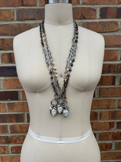 Face Off Necklace - Boho Wanderlust Boutique Boho Wanderlust Boutique