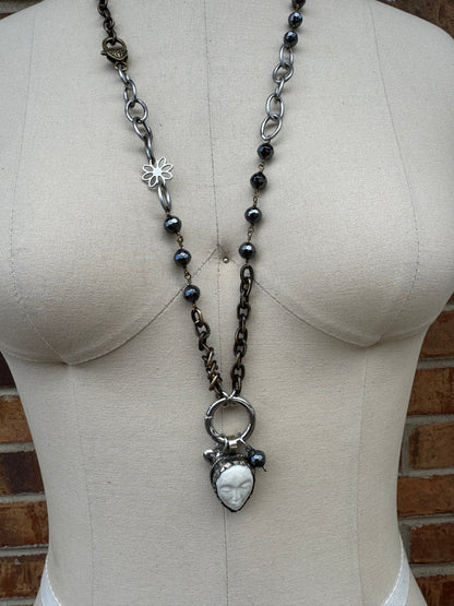 Face Off Necklace - Boho Wanderlust Boutique Boho Wanderlust Boutique