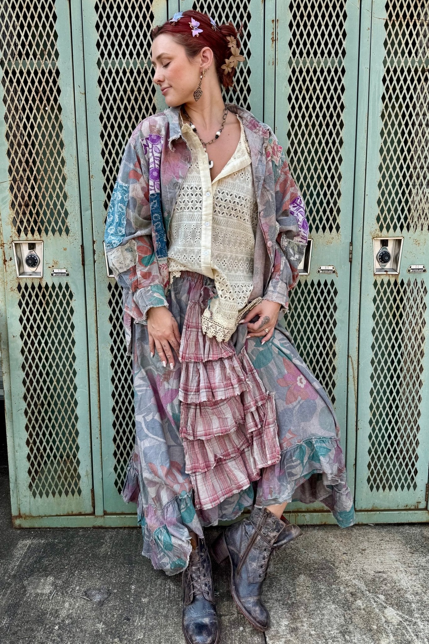 Faded Gardens Top - ivyandlavyboutique Jaded Gypsy