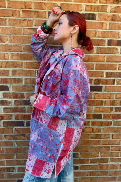 Faded Glory Shirt - ivyandlavyboutique A Rare Bird Shop
