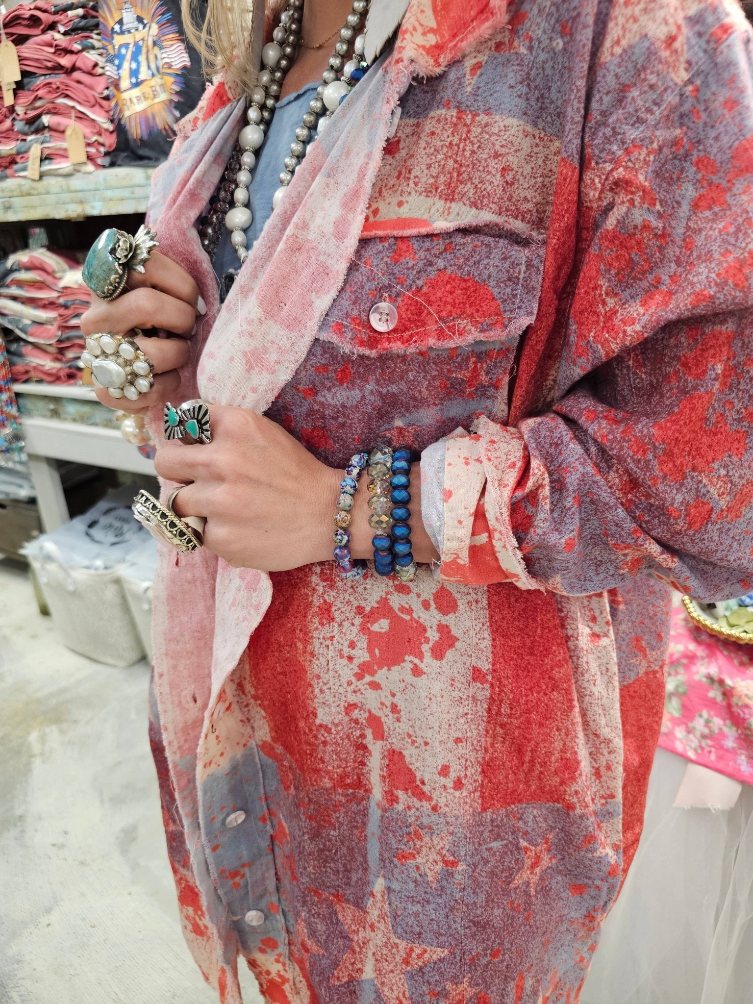 Faded Glory Shirt - ivyandlavyboutique A Rare Bird Shop