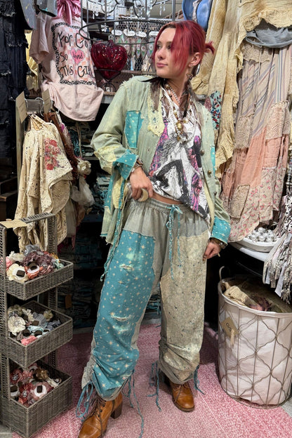 Faded Grace Button Down Top - Boho Wanderlust Boutique A Rare Bird Shop