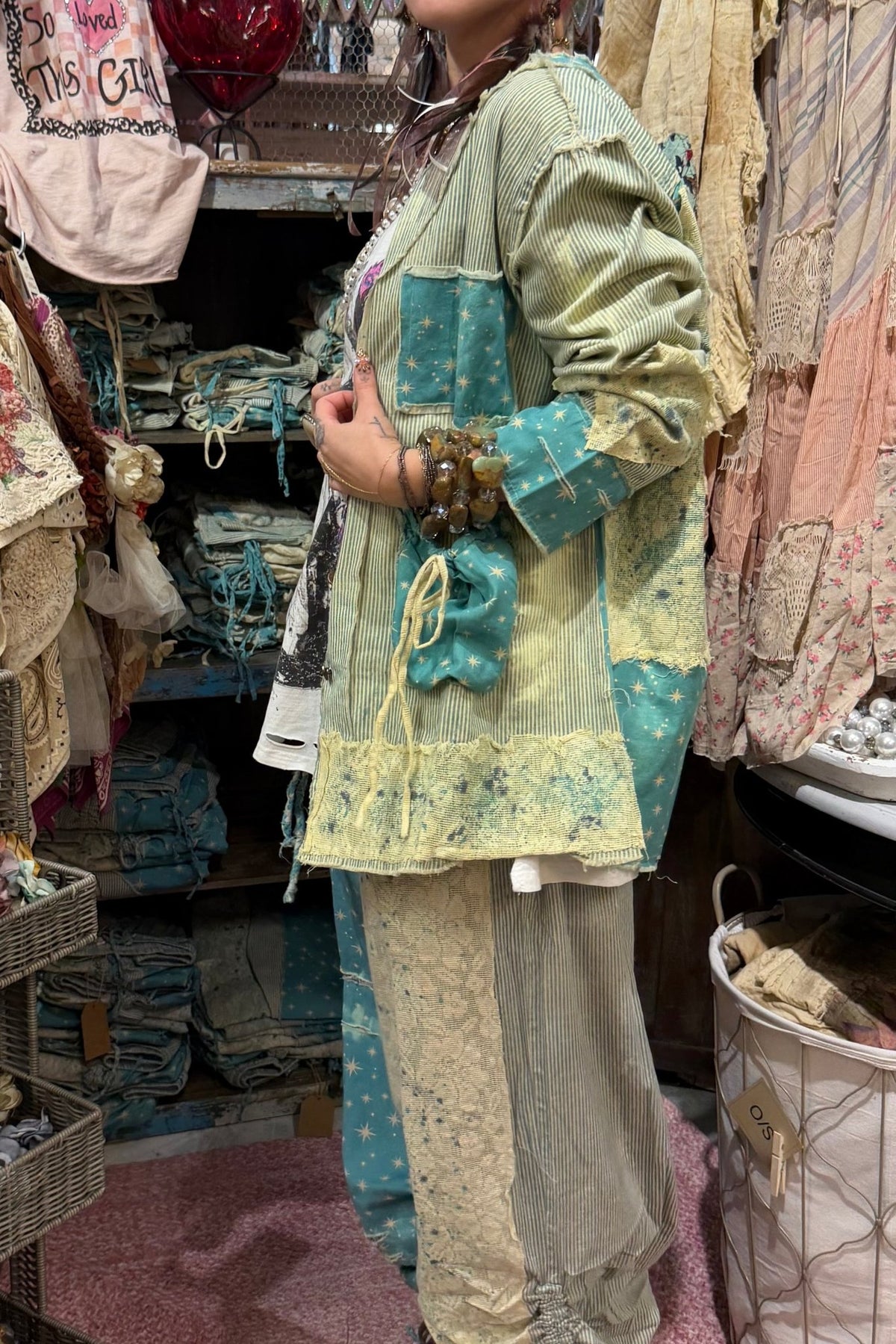 Faded Grace Button Down Top - Boho Wanderlust Boutique A Rare Bird Shop
