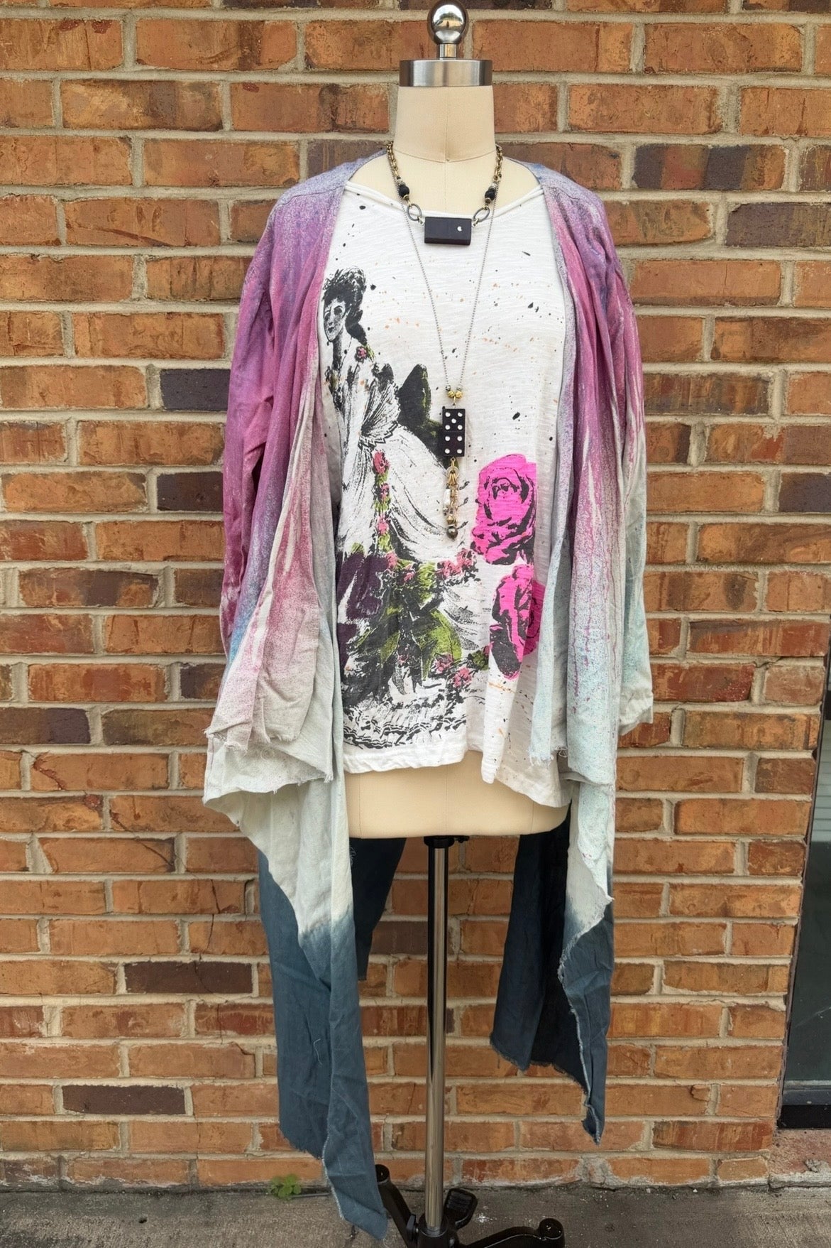 Fading Colors Cardigan - One Size - ivyandlavyboutique A Rare Bird Shop